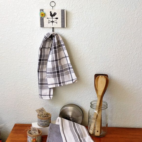 Rooster Weathervane Utility Hook Farmhouse Decor - Picture 2 of 3